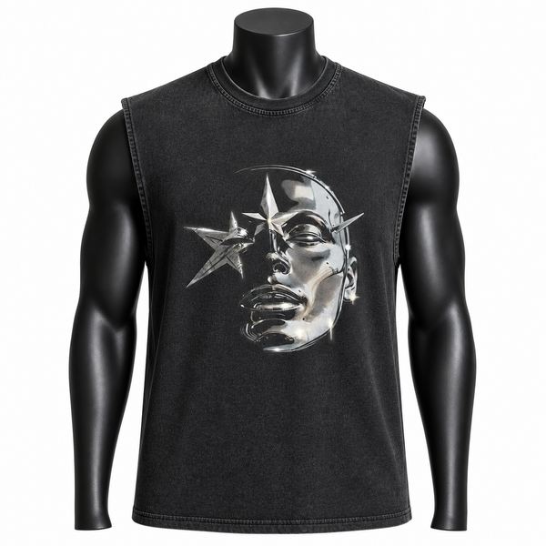 Custom Sleeveless Graphic Tank Top