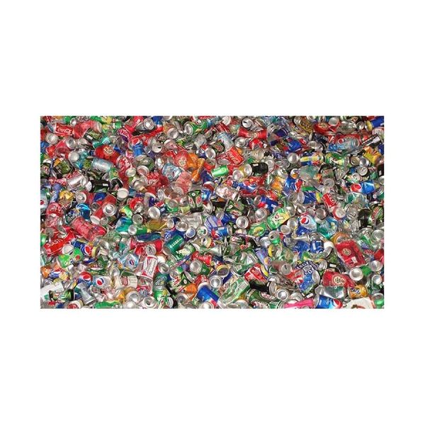 Aluminum UBC Can Scrap - Stack View
