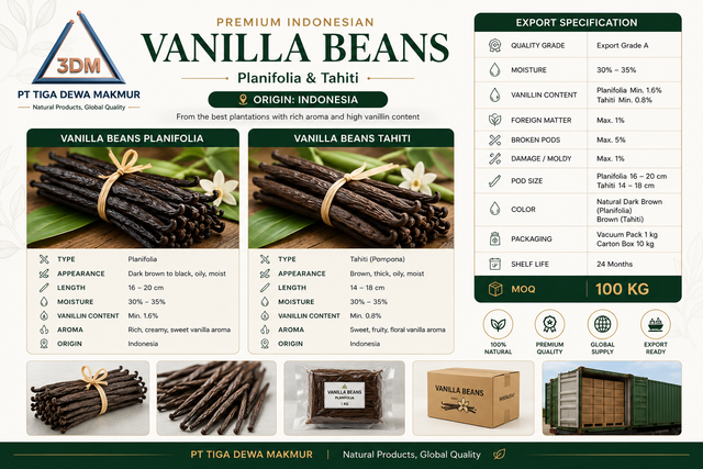 Vanilla Bean & Derivative Product