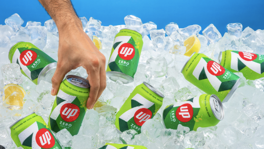 7UP Zero Sugar Lemon & Lime Soda 330ml Can