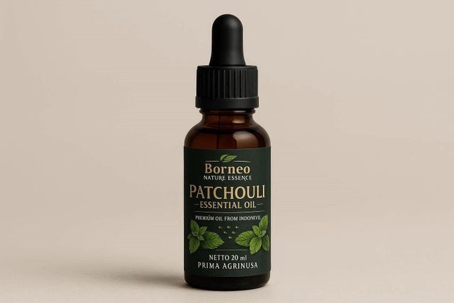 Patchouli Essential Oil Bottle