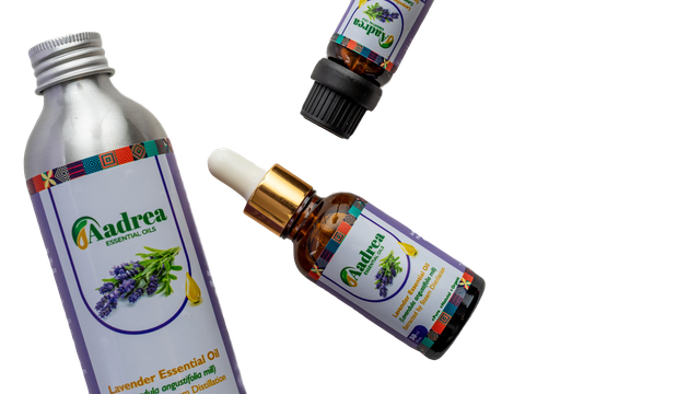 Lavender Essential Oil Bottle