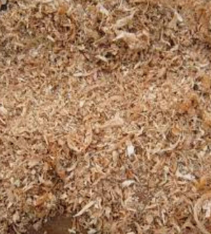 Wood sawdust for outdoor use