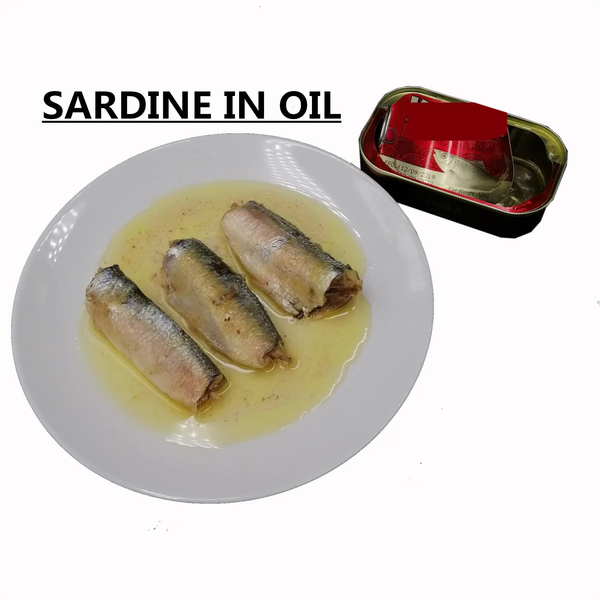 Canned sardines in vegetable oil