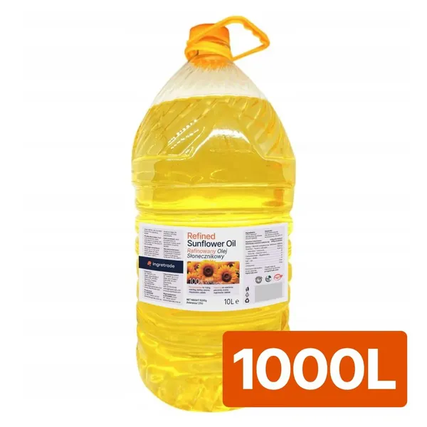 Refined Sunflower Oil Bottle