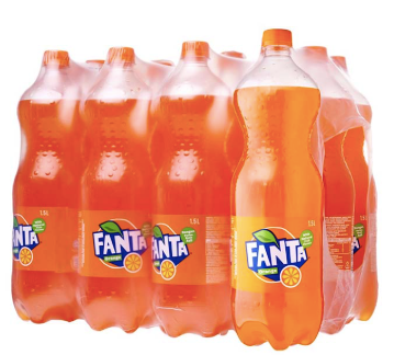 Fanta Orange Bottle Close-up