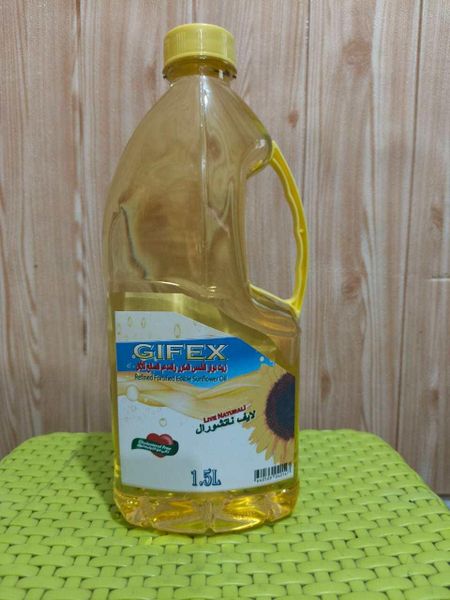 Refined Sunflower Oil Bottle