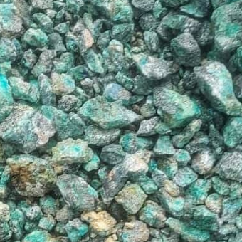 Copper Ore Mineral Cross Section