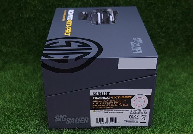 Sig Sauer ROMEO4XT-PRO Red Dot Sight Side View