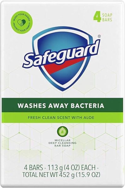 SAFEGUARD Bar Soap Fresh Green with Herbal Extract