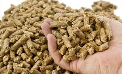 Pellets in Bulk Container