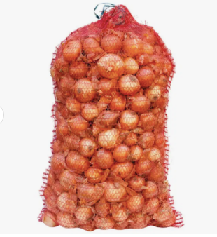 Red Onion in Mesh Bag