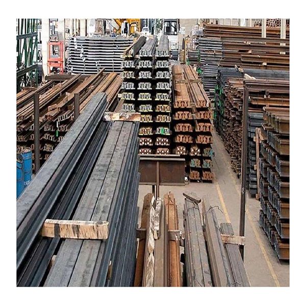 Rail scrap in industrial setting