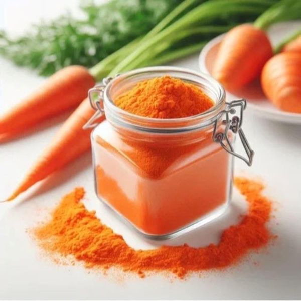 Vibrant Color Carrot Powder - Rich in Beta-Carotene