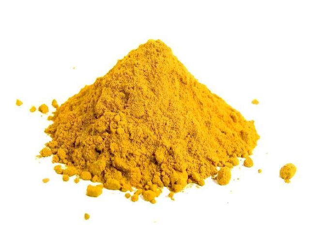 Golden Turmeric Powder Close-up