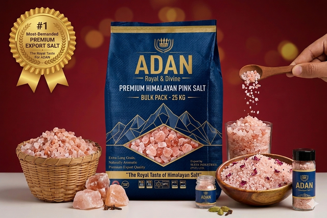 Himalayan Pink Salt - Industrial Packaging