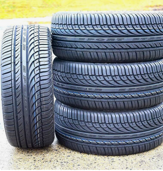 Tire front view