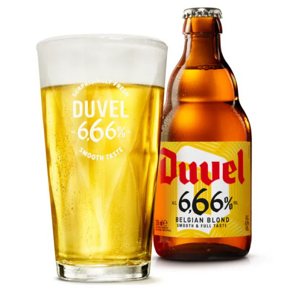 Premium Duvel 666 Beer Can Display