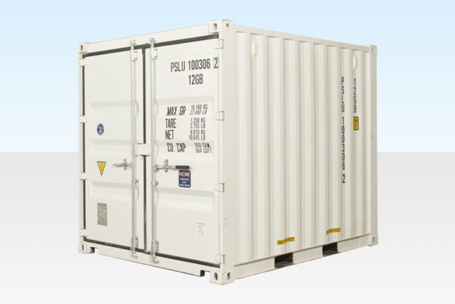 10ft One Trip Shipping Container - Front View