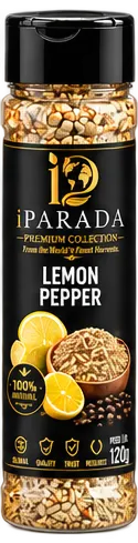 LEMON PEPPER POWDER (JAR 50G) - iPARADA front packaging