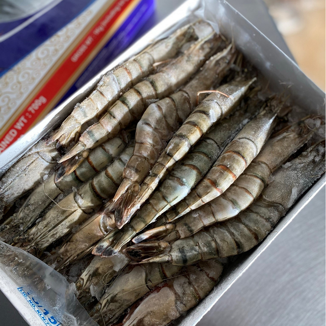 Frozen Black Tiger Shrimp - Packaging Detail