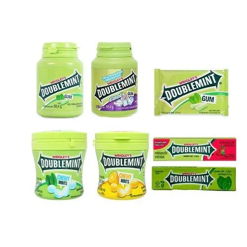 Doublemint Chewing Gum Mint flavor pack