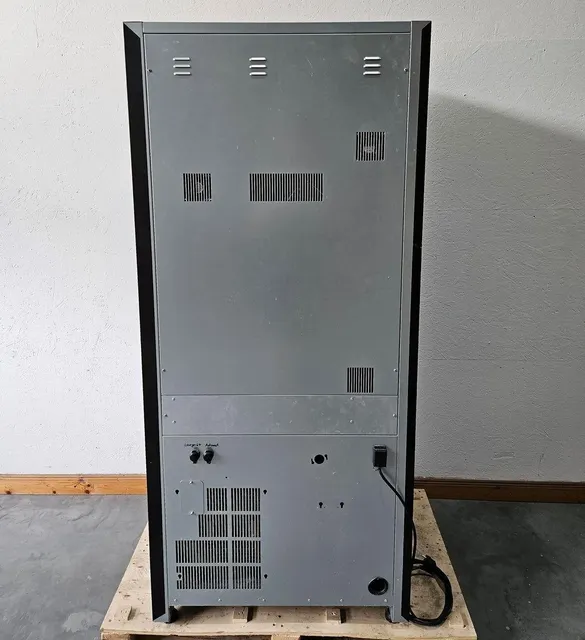 Protein Shake Being Served from Vending Machine