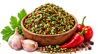 CHIMICHURRI POWDER Jar 50g - Label Close-up