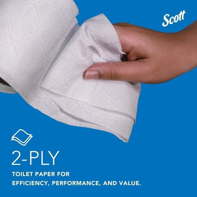 Roll Detail of Scott Professional Toilet Paper
