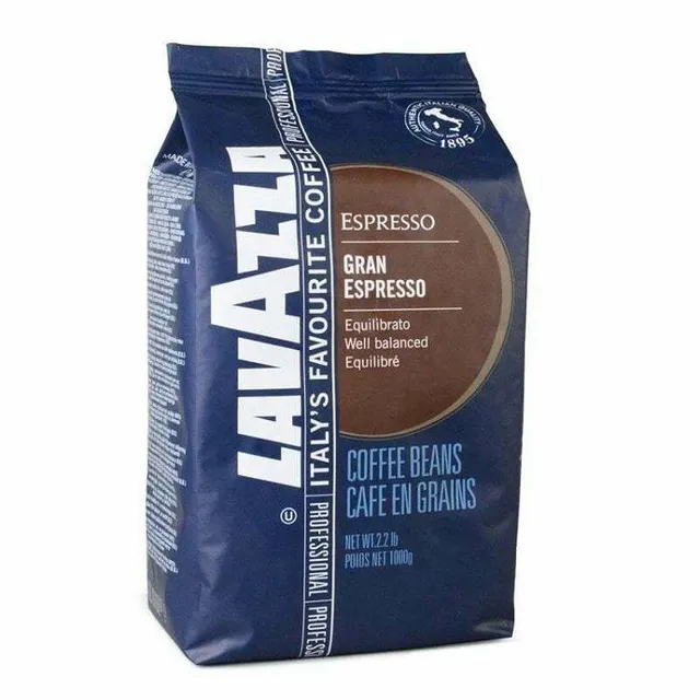 Lavazza Qualita Rossa Coffee Beans packaging label