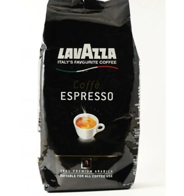 Lavazza espresso coffee beans packaging