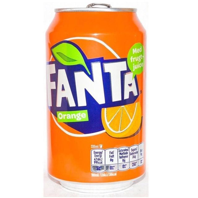 Packed Cases of Fanta Orange 24 Bottles