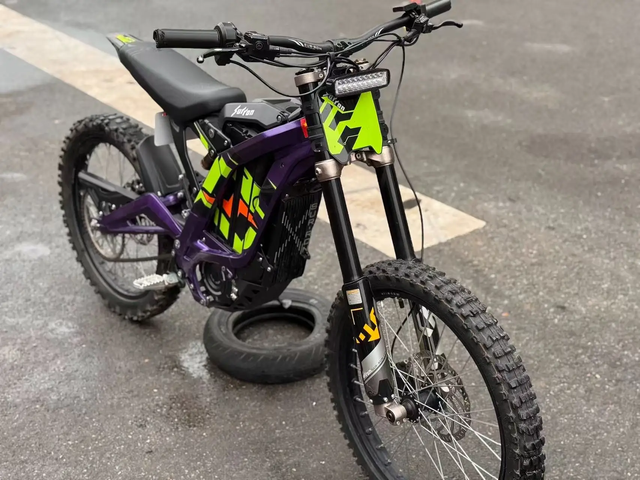 Electric Dirt Bike Side View