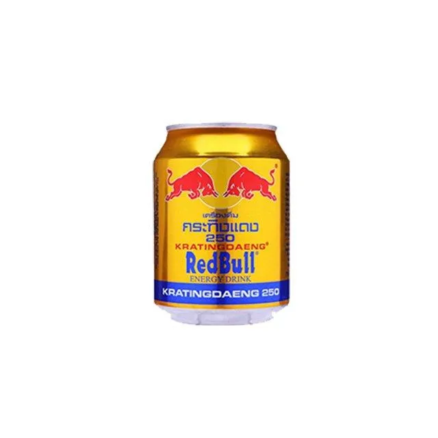 Redbull Energy Drink Gold - Front View Can