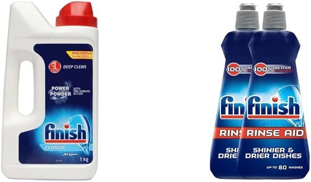 Finish Dual Action Dishwasher Cleaner