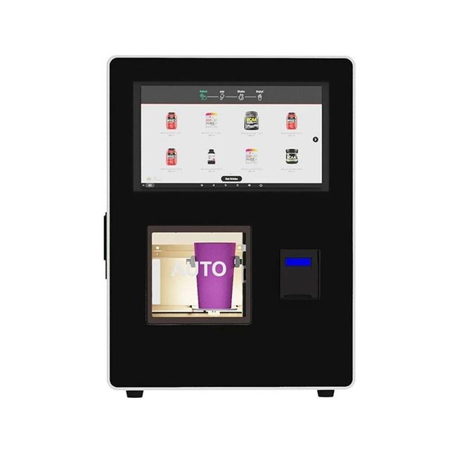 Vending machine ready for use in commercial setting
