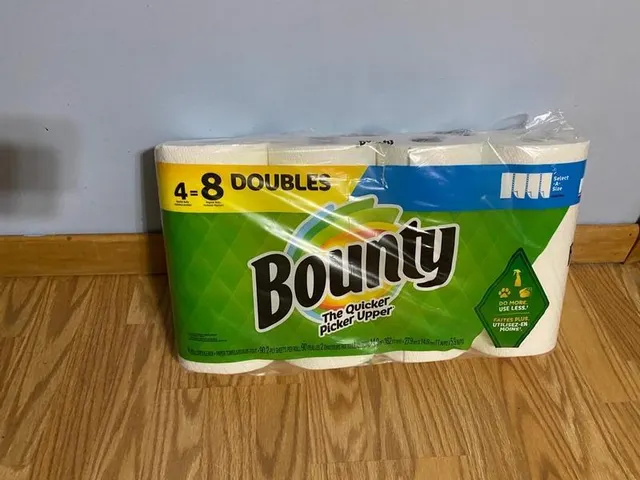 Stacked Bounty Paper Towels Packs