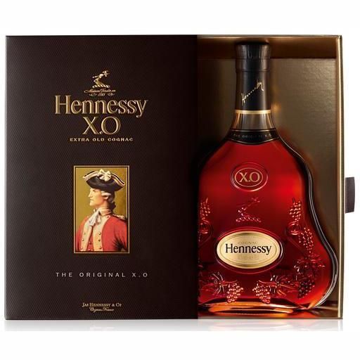 Arranged bottles of Premium Quality 750cl Sweet Hennessey Whiskey ready for shipment