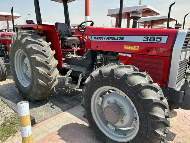 Premium Used Massey Tractor 385 Front View