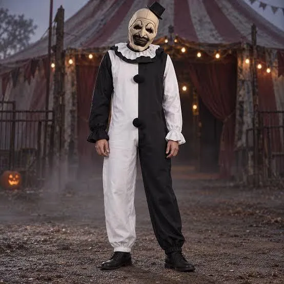 Halloween monster costume with spooky design