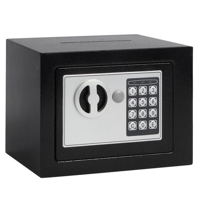 Wall mountable 17E Safe Box with colorful digit display