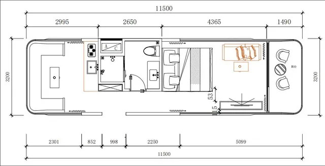 Outer View of Capsule Hotel Units