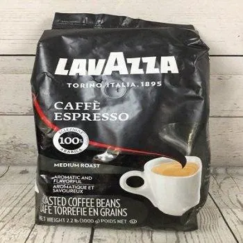 Various Lavazza coffee powder packages