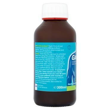 Gaviscon Extra Strength Cool Mint Antacid liquid