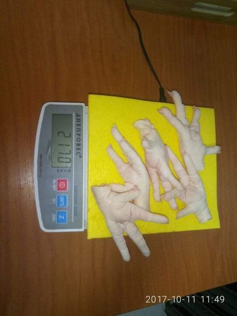 Frozen Chicken Paw