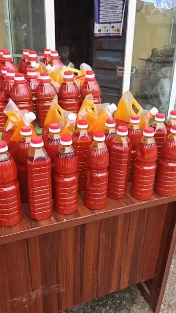Pure Red Palm Oil Traditional Use