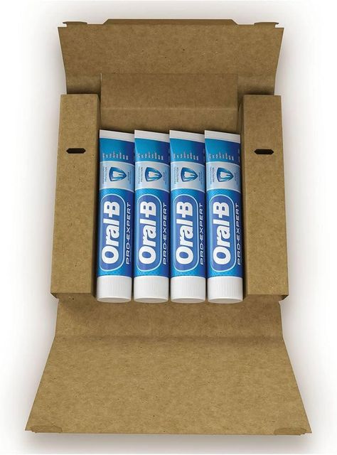 Oral B 3D White LUX Toothpaste side packaging