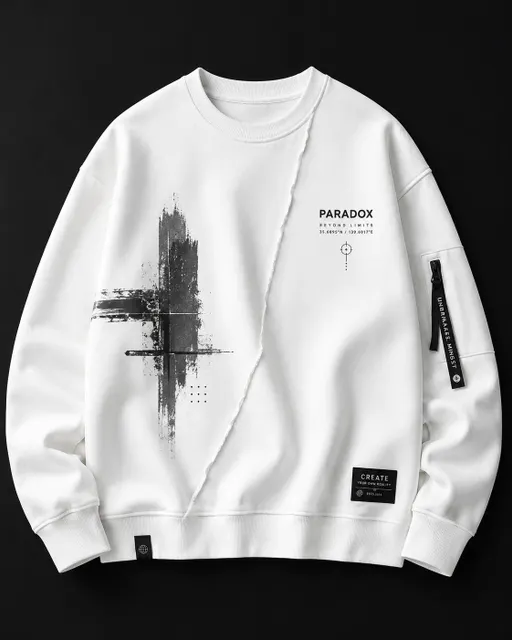 Sy-409 Customized Unisex Fleece Over-Sized Sweatshirt Image 2
