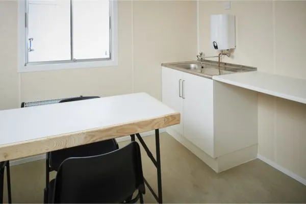 Steel Anti-Vandal Canteen Cabin Exterior