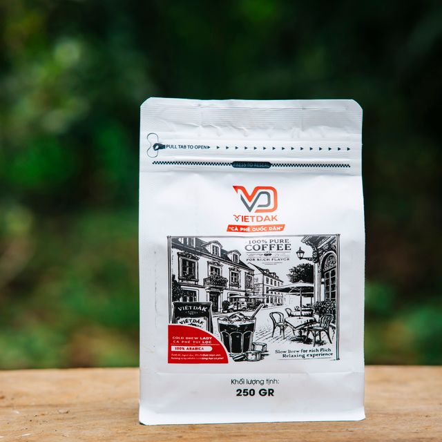 Cold Brew Coffee Lady Packaging